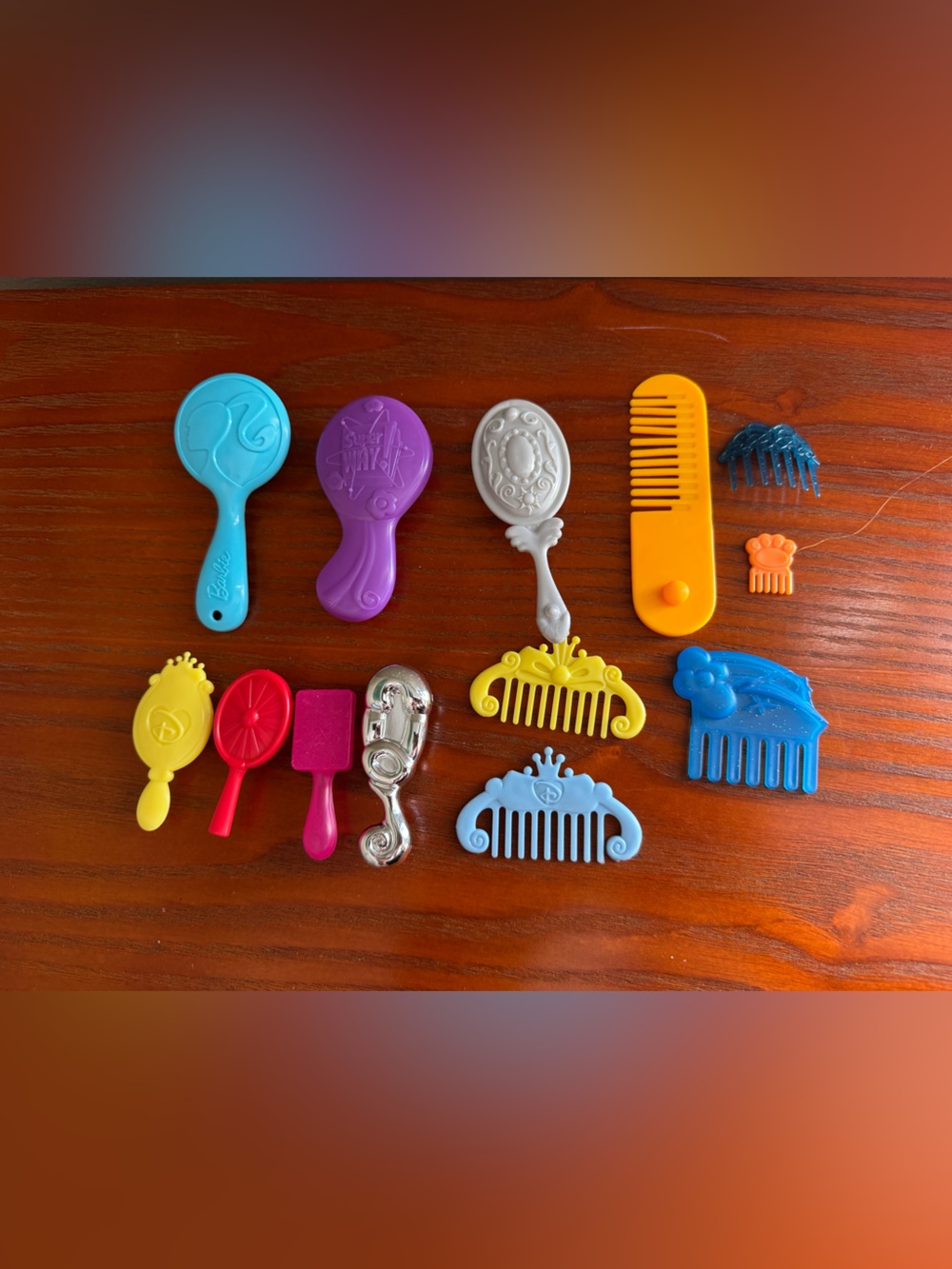 13 Doll & Barbie Hair Brushes Lot  - Plastic